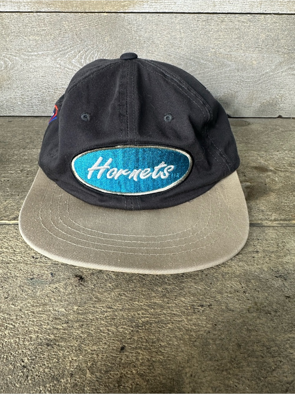 Vintage 1997 NBA Playoffs Charlotte Hornets Strapback Hat Cap Starter Side Logo